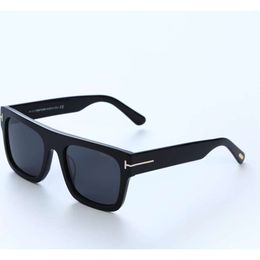 Desginer Tom-fords lunettes de soleil New Ford Glasses Tf711 Box Glasses Plate Lunettes de soleil polarisées Lunettes de soleil mode pour hommes Film polarisé
