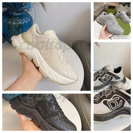 Desianer Men Casual schoenen sport hardloopschoenen vrouwen niet-slip buitenreflecterend wit ademende platte wandeltrainers veterplaat-formaat casual sneakers met doos