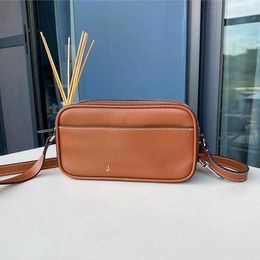 Desiger tassen mannen unisex camera crossbody portemonnee High Sense mannen vrouwen Dezelfde Messenger Lederen snapshot Vierkante Tas 230420