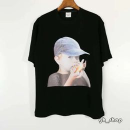 Desiger Shirts Adlv De hoogste kwaliteit T-shirts Koreaans modemerk Adlv Teddybeer Donut T-shirt voor meisjes met korte mouwen Paar Half Sweep Maat 11 Dieo 5848
