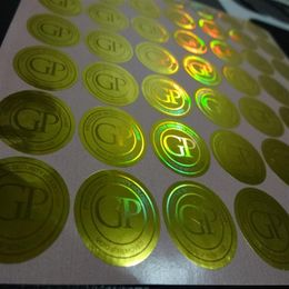 design3D-kleurverandering Beveiligd op maat gemaakt hologramlabel sticker afdrukken kan met een uniek serienummer en scratch-off co329A
