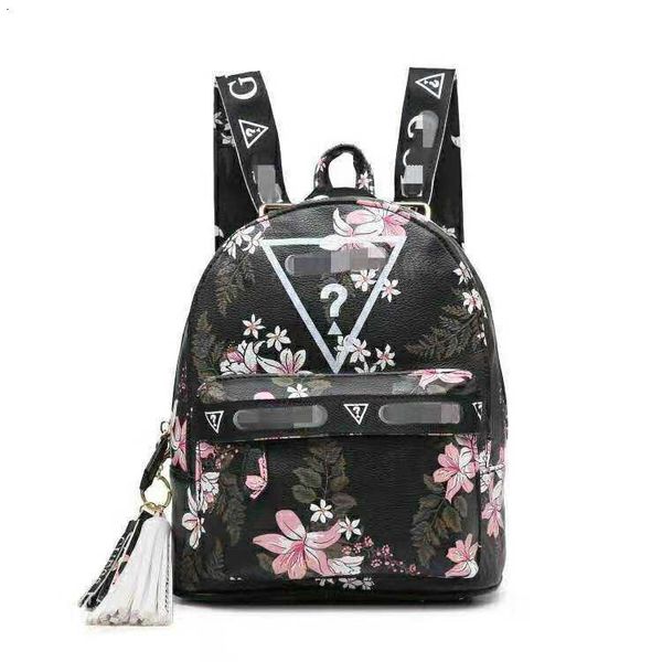 Bolso de diseño 2023 Guss New Flower Letter Mochila para mujer Fábrica barata al por mayor y al por menor