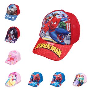Casquette de Baseball design dessin animé araignée cochon chapeau jeu de film en plein air casquette Hip Hop casquette ajustée chapeaux pour enfant enfant 17 style
