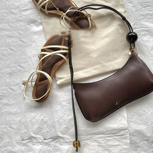 Bolso de piel de vaca de diseño para axila con bolso ajustable, bandolera de un solo hombro para mujer