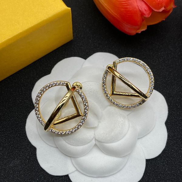 Boucles d'oreilles design en forme de croix et de diamants pour hommes et femmes, boucles d'oreilles uniques en or et en argent pour la fête