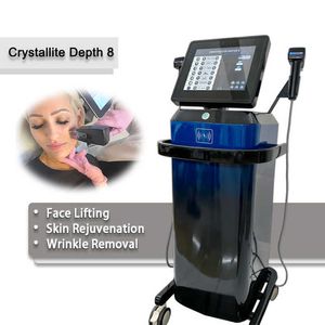 Ontwerp Crystallite Depth 8 Rf Huidverstrakking Machine Face Lift Body Afslanken Micro Schoonheidsmachine