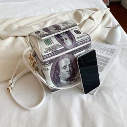 Conception sac à main 2020ins vente chaude personnalisé dollar mode bandoulière sac de messager unique sac à bandoulière carré