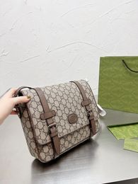 Design grand sac G messager sac à main portefeuille toile classique lettre impression cuir sacs à bandoulière pour hommes