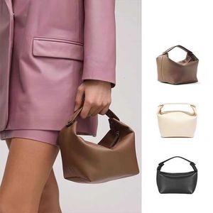 Design Luxury Brand Wallte Dames Handtas Designer Pu Leather Lunch Box Bag Mode veelzijdige emmer niche -vormige dameshandtassen