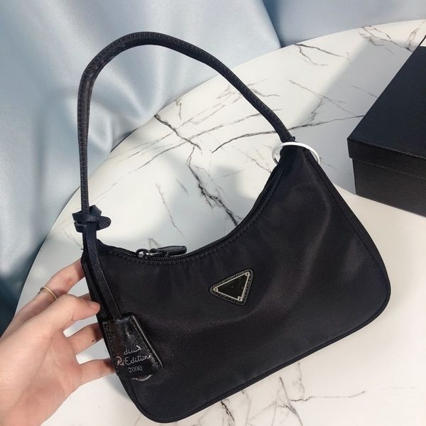 Diseño de bolsos de moda de lujo tres uno de nailon hobo axila mano Vtage mismo modelo en top para mujer