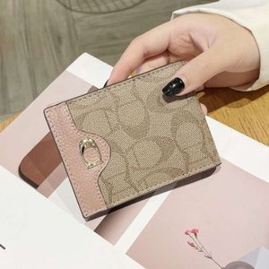 Portefeuilles de luxe design pour femmes porte-cartes multifonctions en cuir PU femme petit sac à cartes court sac à main pour femmes sacs coachly
