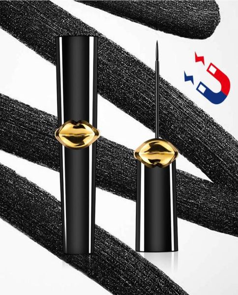 Diseño Delineador de ojos líquido magnético para pestañas magnéticas Pegamento Delineador impermeable Contorno Eyelue 3 estilizadores Herramientas de maquillaje ship3873229