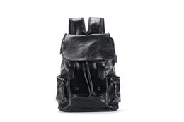 Design mâle en cuir décontracté mode grande capacité voyage école collège ordinateur portable étudiant sac à dos sac à dos sacs d'école pour filles garçons sacs à main