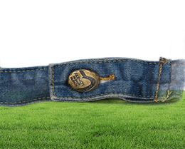 Design man denim Vest America Flag Blue Jeans Jeans sans manches jeans Cowboy sans manches manteau sans manches W588648536
