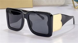 Design Nouvelles lunettes de soleil Mode 4312 Cadre de plaque carrée Big B Temple creux Forme classique et généreuse Style populaire Lunettes de protection Uv400