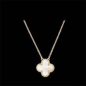 Ontwerp van merknaam Clover hanger ketting oorbellen sieraden set cadeau dames merk. Hoge kwaliteit