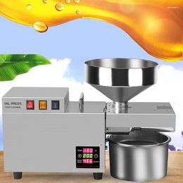 Máquina de prensa de aceite de diseño Prensador comercial 2000W Semillas de girasol Extractor de almendras de maní