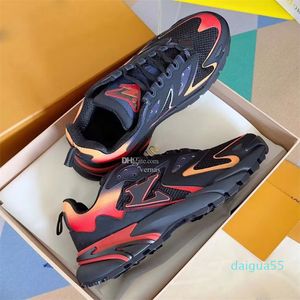 Design Runner Tatic Men Sneakers Chaussures en relief Casual Technical Mesh veau en cuir Sports Confort de marche