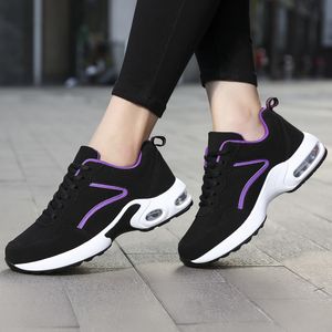 Sentido del diseño Zapatos casuales de suela blanda para caminar Zapatos deportivos Mujer 2024 Nuevo explosivo 100 Zapatillas de deporte de suela blanda súper ligeras Zapatos Colores-115 Tamaño 35-42