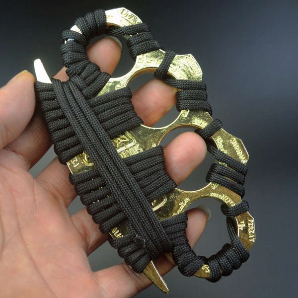 Conception d'équipement de sport de haute qualité travail abordable porte-clés supports de fenêtre Knuckleduster autodéfense EDC ouvre-bouteille anneau Iron Fist 508219