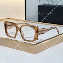 Diseño de gafas de sol moda luxury transparente copas de computadora marco femenino