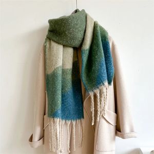 Ontwerp Kwastje Poncho Stola Dikke PashminaLuxe Winter Casual Kasjmier Sjaal Vrouwen Deken Warme Sjaal Wrap Halsdoek 240108