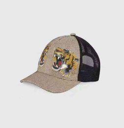 Chapeau animal tigre brodé serpent, casquette de baseball de marque pour hommes et femmes 20204879601