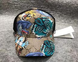 Design Tiger Animal Hat Broidered Snake Men039s Brand Men039s and Women039s Baseball Cap ajusté Golf Sports Summer 7827522