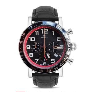 Design Watch voor mannen Luxe datum Sport Militaire klok roestvrijstalen riem VK Quartz Business Fashion Watch 500 Relogio Masculino