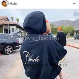 Designe Hoodie Rhude Jassen Lette Emboidey Bullet Zippe Lente Herfst Heren Casual Koppels Outdoo Jas Heren Dames Hoody Vasity 670 958 778