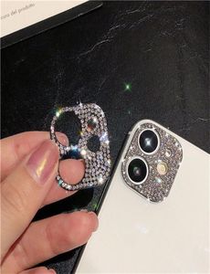 Ontworpen voor iPhone13 12 11Mobiele telefoonhoesjes Cameralensbeschermer Kristal Diamant Hoesjes Glitterhoes Metaal Beschermende decoratie 4538714