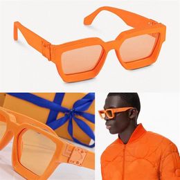 Designer 1 1 Millionnaires Lunettes de soleil Logo doré brillant Charnières S-lock Pour Femmes Dames NOUVEAU orange Noir Lunettes Nuances Z1165 glas2963