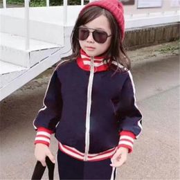 Diseñador 100% Algodón Niños Ropa de lujo Niños Niñas Ropa Conjunto Chándales Ropa deportiva Sudadera de manga larga Conjunto de pantalón para niños