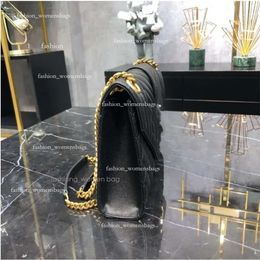 Diseñador 10A Top Tier Mirror Calidad Bolsas para mujer Pequeño Real Chian Cuero Acolchado Flap Caramel Monederos Mujeres Crossbody Hombro Correa de oro Caja Marca