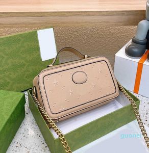 Diseñador -11 estilos bolsos de cadena bolsos de cámara unisex caja cruzada Bolso de cartero de alta calidad Crossbody Mujeres hombres hombro cuadrado