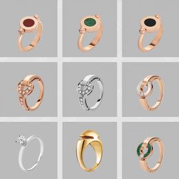 Designer 18k or rose haut de gamme couple personnalisé bague en diamant tendance de la mode bagues pour hommes et femmes pierres précieuses colorées
