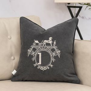 Designer 2022 lettre de luxe coussin carré oreiller décoratif coussin luxurys coussin coton lettre décor décor salon coussin 201224d