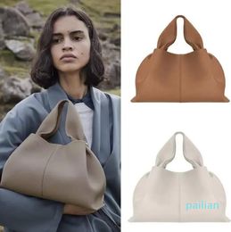 Designer-2023 Designer Women Toes Bag Full-Grain Gestructuur Lederen Takken Handtas Dumpling Bag Layer Cowhide Handheld met een enkele schouder Messeng