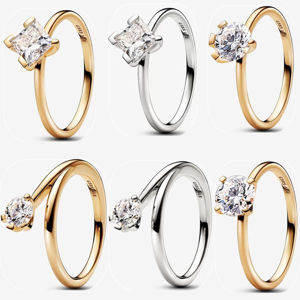 Designer 2023 Nouvelles bagues de mariage pour les femmes Engagement Gift DIY Fit Pandoras ERA CEINDE LAB-LAB-RING INDIRAGNE PLADE 14K MODE MODE HAUTE QUALITÉ BIJOURS