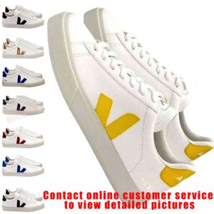 Designer 2024 Chaussures de mode Verte Life à faible carbone V Plateforme biologique Coton Fémers Femmes Casual Classic White Sneakers Chaussures Designer Chaufeuts pour hommes Sneaker