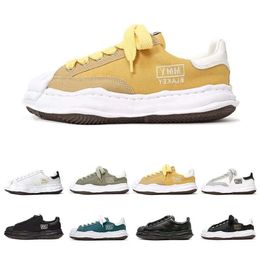 Designer 2024 Mihara Original Sole Hommes Casual Chaussures Sneaker MMY Blakey Wayne Original Cuir Femmes Hommes Mocassins De Luxe Toile Chaussure Baskets Plates Baskets De Sport