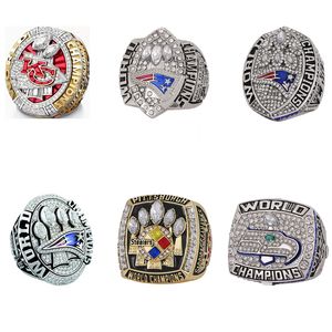 Designer 2024 Nieuwe luxe Super Bowl Championship Ring Set 14K Gold NPL KC Champions Ringen voor Mens Dames Diamond sieraden Gift