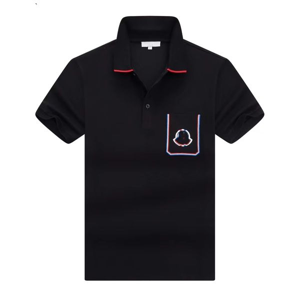 Diseñador 2024 NUEVO CAMISA DE POLO HOMBRES Bordado de cocodrilo de alta calidad Camina de manga corta Capases de negocios transpirables