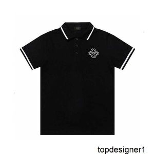 Designer 2024 Été Nouveau POLO Simple Classique Brodé LO T-shirt à manches courtes Vêtements pour hommes et hommes 788O