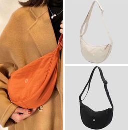 Designer 24ss Lululemens Sac Femmes Même Style Oblique Cross Bun Loisirs Yoga Nylon épaule yoga sport Luxe lulu Sac bandoulière YT5110