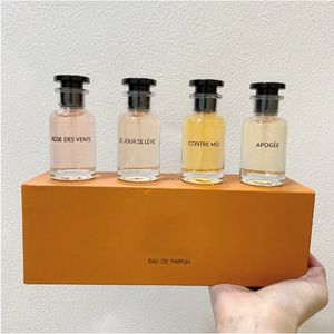 Designer 4x30ml Parfumset Geuren Pak Rose des Vents Apogee Le Jour Se Leve California Dream Geschenkdoos Parfum Spray