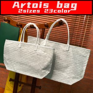 Designer 8A Artois Sac à provisions en cuir Porte-monnaie Portefeuille Bandoulière Voyage Top Qualité Épaule Sous-aisselles Sacs Femme Sacs pour hommes Nouvelle mode Fourre-tout Luxurys Sacs 23colors