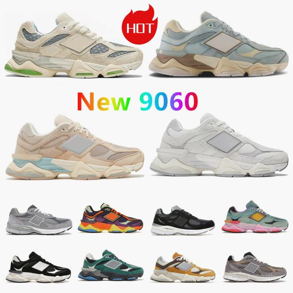 Diseñador 9060 OG Zapatos para correr casuales hombres mujeres Nuevo 9060s Ladrillos Madera Sal marina Seta blanca Nube de lluvia Gris 2002r Paquete Phantom 550 Blanco Verde Zapatillas de deporte para hombre