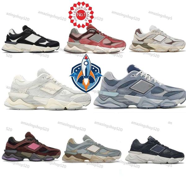 Designer 9060 Sneakers 9060S Running Outdoor Casual Chores for Men Women Bricks Wood Sea Salt Chample Rain Cloud Gray 2002r Pack Phantom 550 TRAINERS SPORTS