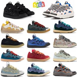 Designer 90S Curb Sneakers Lavinas Chaussures Skate en cuir Lavines Chaussures Trainers hommes Femmes Lace-Up Rubber Nappa Extraordinary Lavins Plateforme Scarpe Schuhe